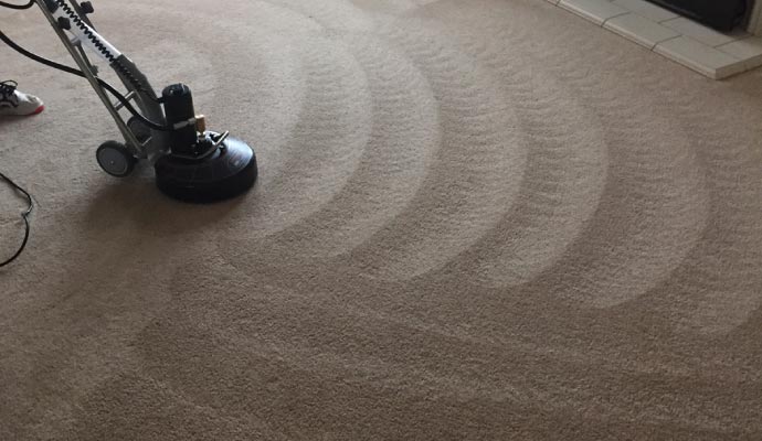 Carpet dry cleaning