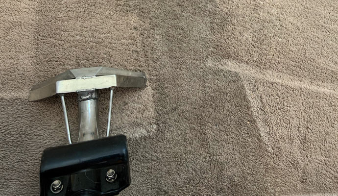 Mold removal from carpet