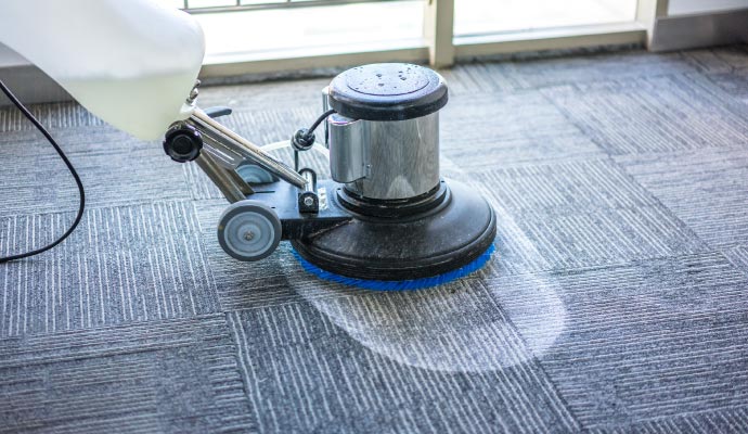 Carpet shampoo cleaning