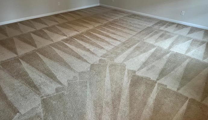 Colorful carpet on the floor
