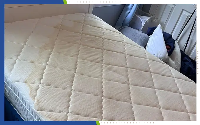 yellow stain on the mattress