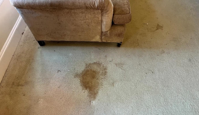 Stain on carpet