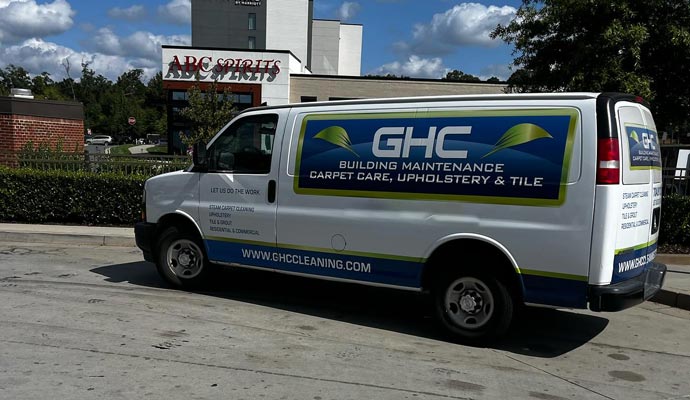 GHC Building Maintenance service van